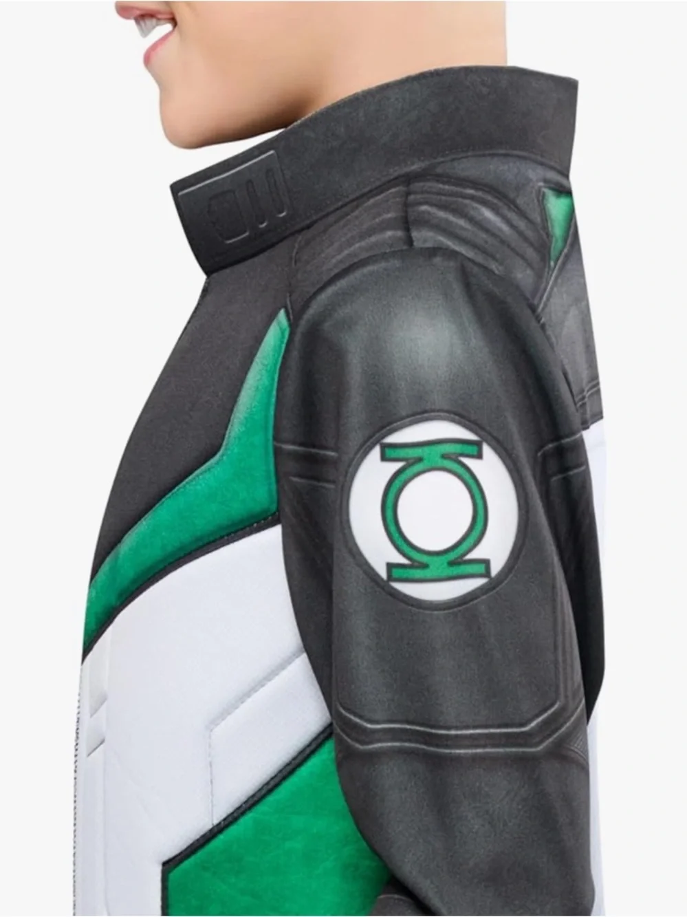 NWT Green Lantern Costume Jumpsuit with Attached Faux Jacket and Ring medium 7-8